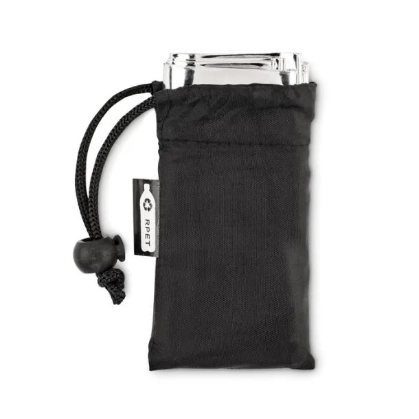 HELP Emergency blanket in a pouch Black