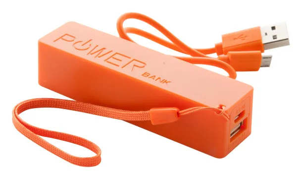 Keox USB power bank Orange White