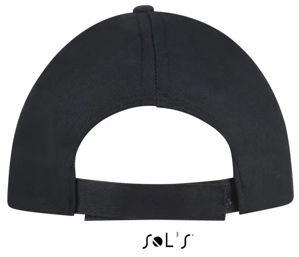 SOL'S BUZZ FIVE PANEL CAP - SOL'S Black