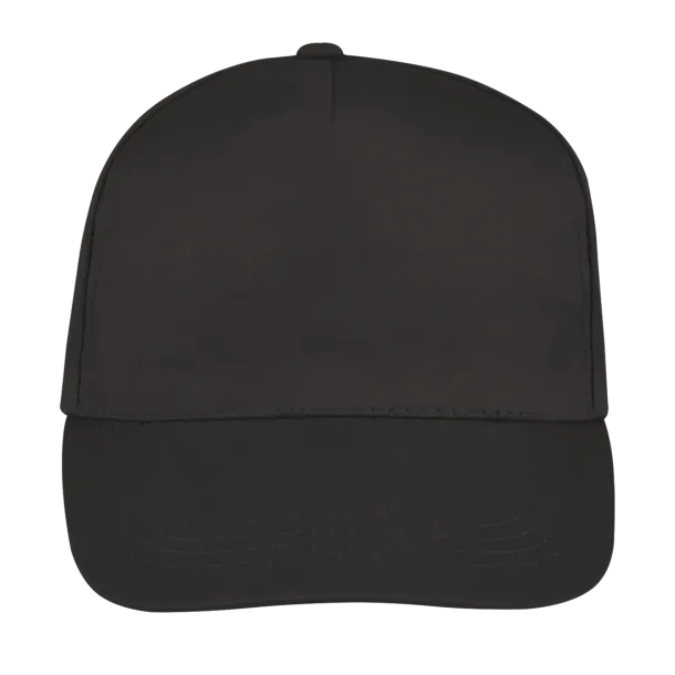 SOL'S BUZZ FIVE PANEL CAP - SOL'S Black