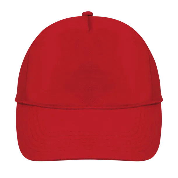 SOL'S BUZZ FIVE PANEL CAP - SOL'S Red