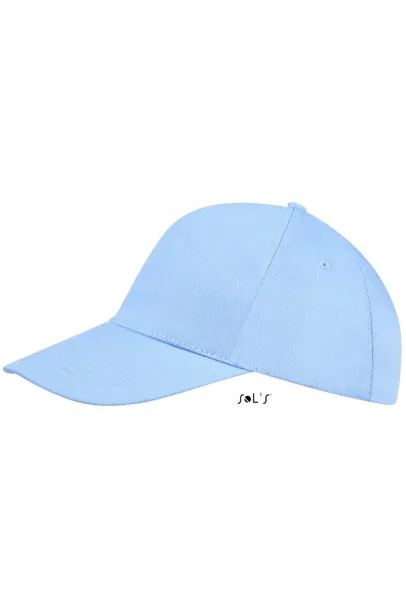 SOL'S BUZZ FIVE PANEL CAP - SOL'S Sky blue