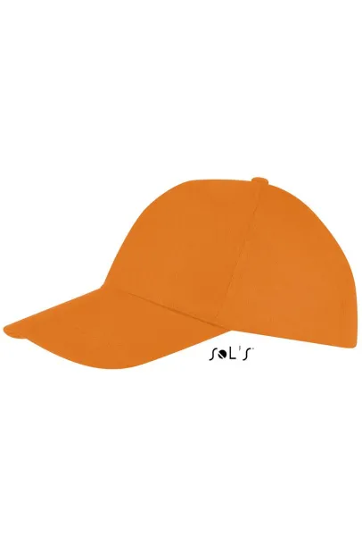 SOL'S BUZZ FIVE PANEL CAP - SOL'S Orange