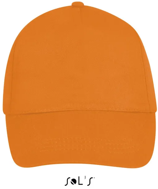 SOL'S BUZZ FIVE PANEL CAP - SOL'S Orange