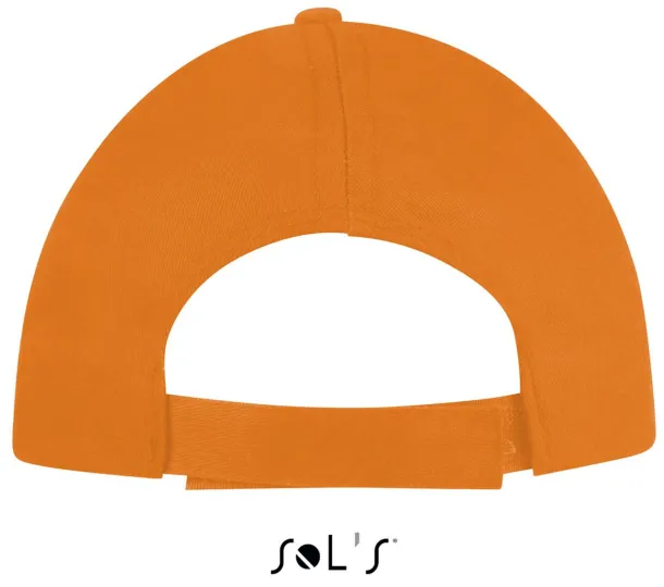 SOL'S BUZZ FIVE PANEL CAP - SOL'S Orange