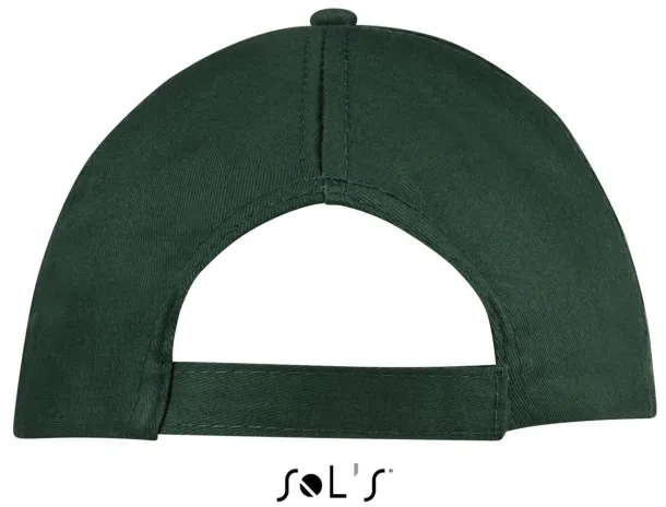 SOL'S BUZZ FIVE PANEL CAP - SOL'S Šumski zelena