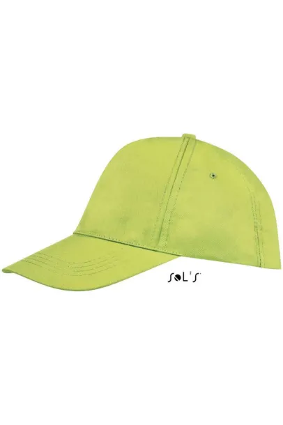 SOL'S BUZZ FIVE PANEL CAP - SOL'S Apple Green