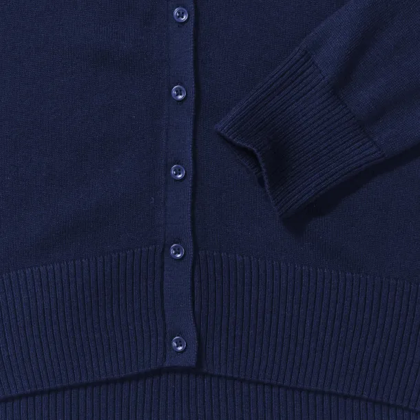 Ženski pleteni kardigan s V izrezom, 275 g/m² - Russell Collection
