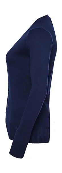  Ženski pleteni kardigan s V izrezom, 275 g/m² - Russell Collection