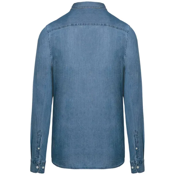  MEN’S DENIM SHIRT - Kariban Chambray Blue