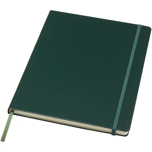 Executive A4 hard cover notebook - JournalBooks Green