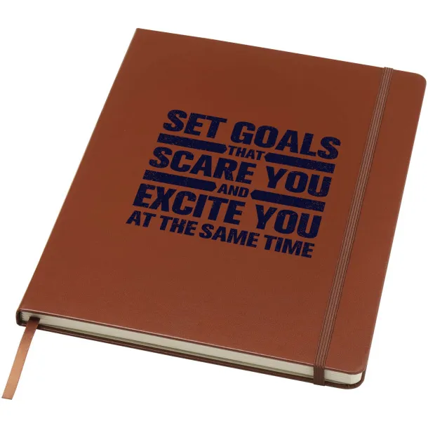 Executive notes s tvrdim koricama, A4 - JournalBooks Smeđa