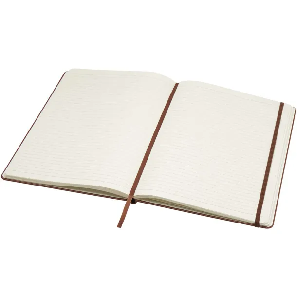 Executive A4 hard cover notebook - JournalBooks Brown