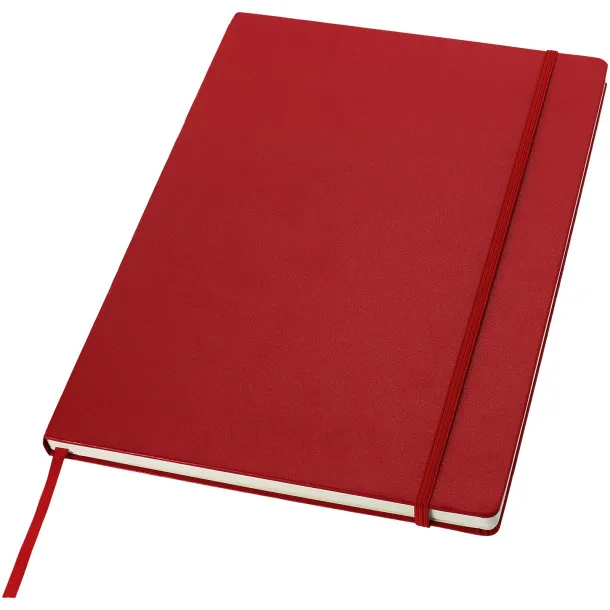 Executive A4 hard cover notebook - JournalBooks Red