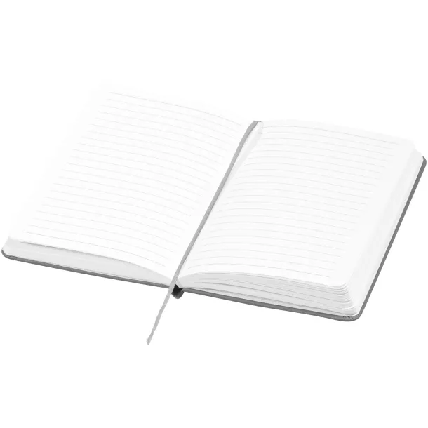 Executive A4 hard cover notebook - JournalBooks Silver