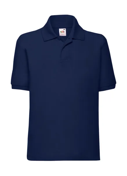  Dječja polo majica od mješavine poliestera i pamuka, 180 g/m² - Fruit of the Loom Mornarsko plava