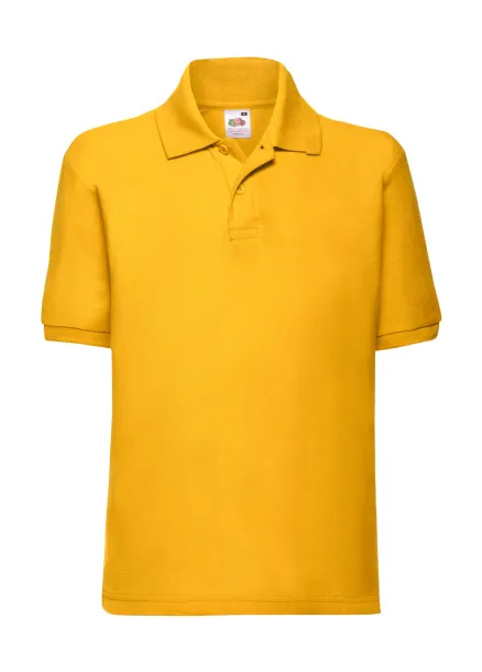  Dječja polo majica od mješavine poliestera i pamuka, 180 g/m² - Fruit of the Loom Sunflower