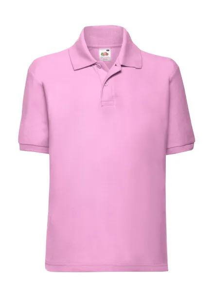  Dječja polo majica od mješavine poliestera i pamuka, 180 g/m² - Fruit of the Loom Light Pink