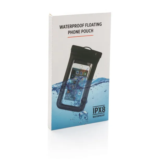  IPX8 Waterproof Floating Phone Pouch - XD Collection Black 