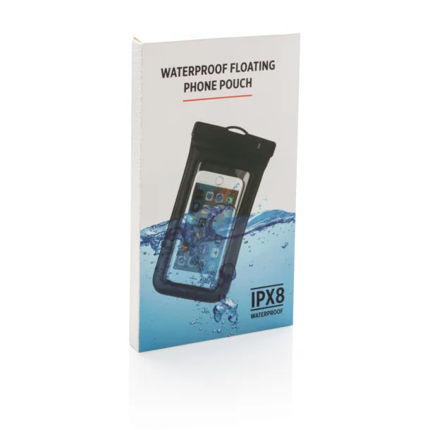  IPX8 Waterproof Floating Phone Pouch - XD Collection Black 