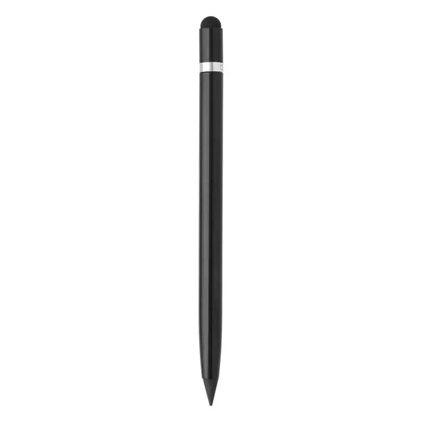 INGRID Metal touch pencil with eraser Black