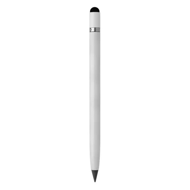 INGRID Metal touch pencil with eraser White