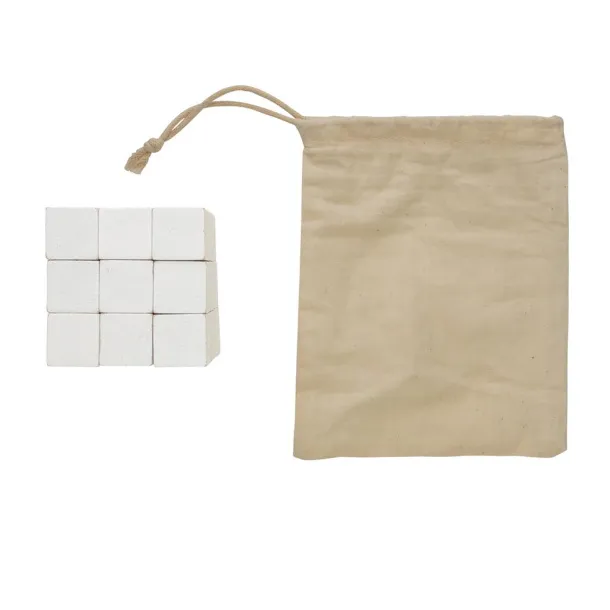  FSC® Wooden brain game in canvas pouch - XD Collection White 