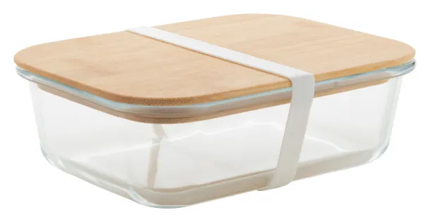 Vittata glass lunch box Transparent Natural