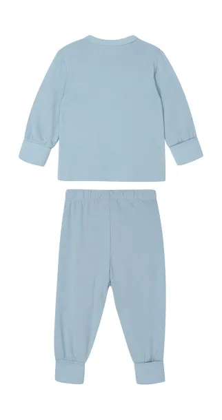  Baby Pyjamas - Babybugz Dusty Blue