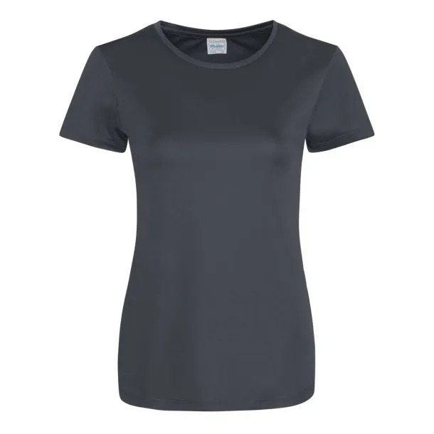  WOMEN'S COOL SMOOTH T - Just Cool Charcoal