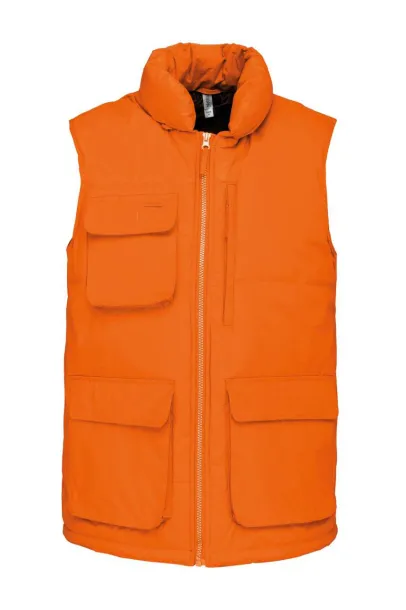  QUILTED BODYWARMER - Designed To Work Orange