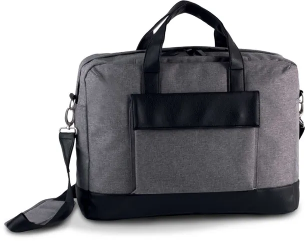  BUSINESS LAPTOP BAG - Kimood Graphite Grey Heather