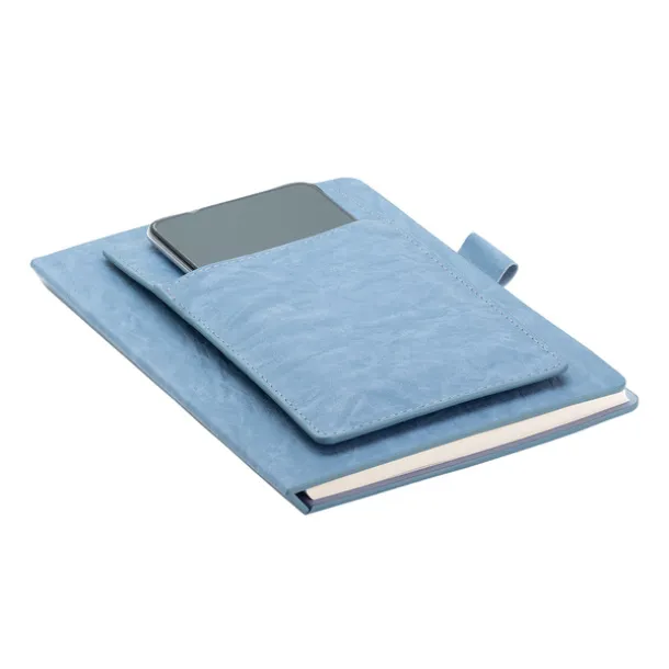 SAVONA notebook with organizer Blue