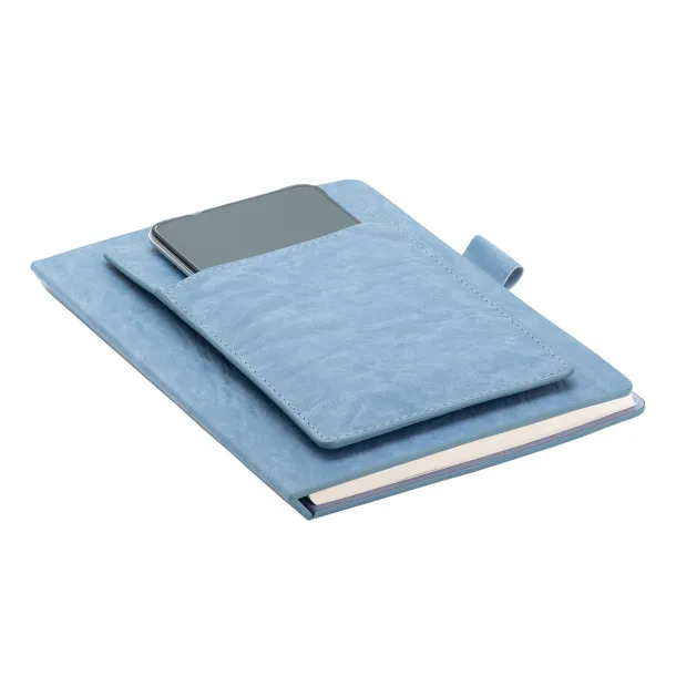 SAVONA notebook with organizer Blue