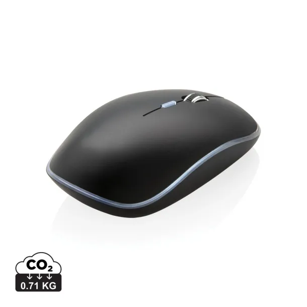  Light up logo wireless mouse - XD Collection Black 