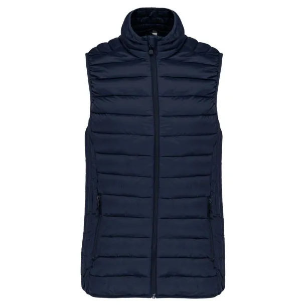  LADIES' LIGHTWEIGHT SLEEVELESS FAKE DOWN JACKET - Kariban Navy