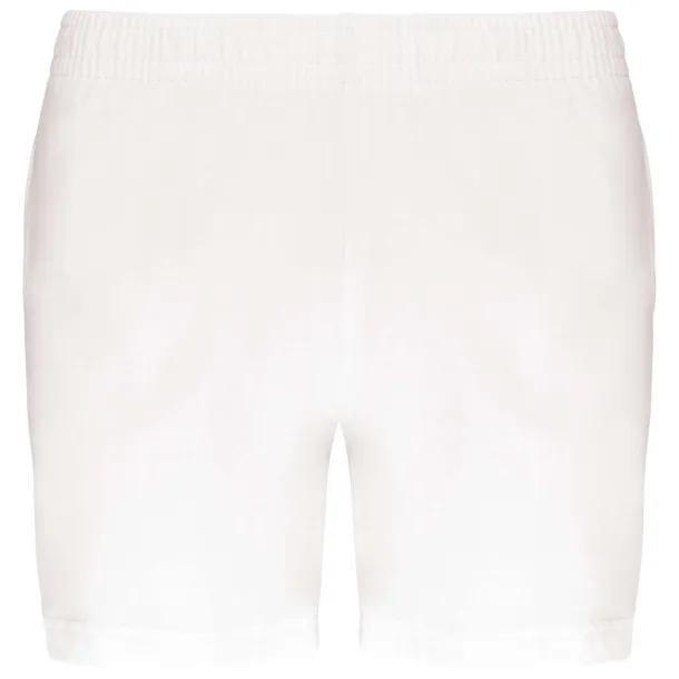  LADIES' JERSEY SPORTS SHORTS - Proact White