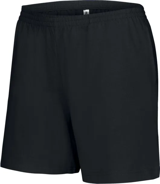  LADIES' JERSEY SPORTS SHORTS - Proact Black