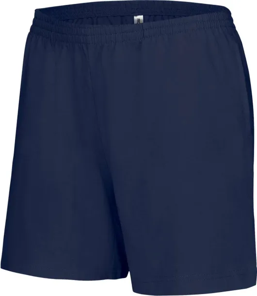  LADIES' JERSEY SPORTS SHORTS - Proact Navy