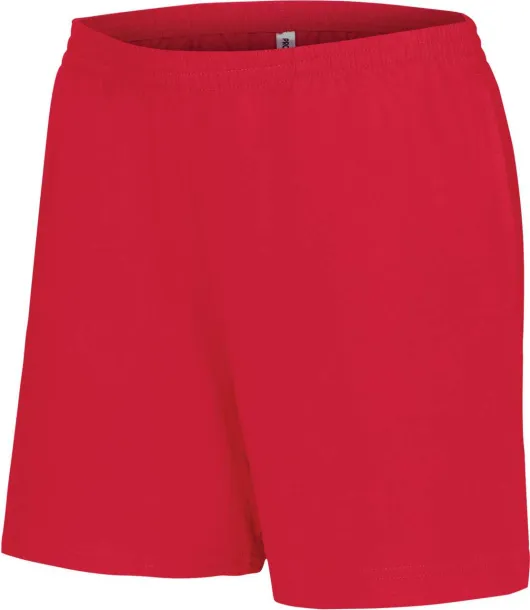  LADIES' JERSEY SPORTS SHORTS - Proact Red