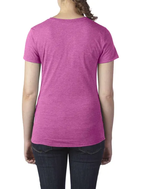  WOMEN'S TRI-BLEND TEE - Anvil Heather Raspberry