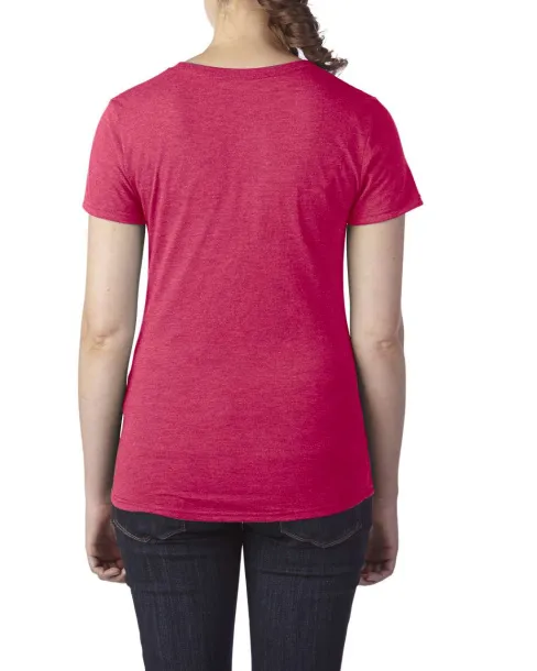  WOMEN'S TRI-BLEND TEE - Anvil Heather Red