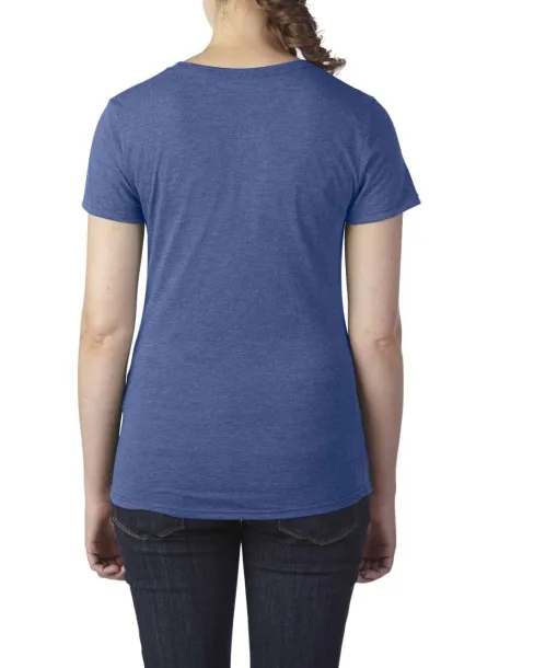  WOMEN'S TRI-BLEND TEE - Anvil Heather Blue