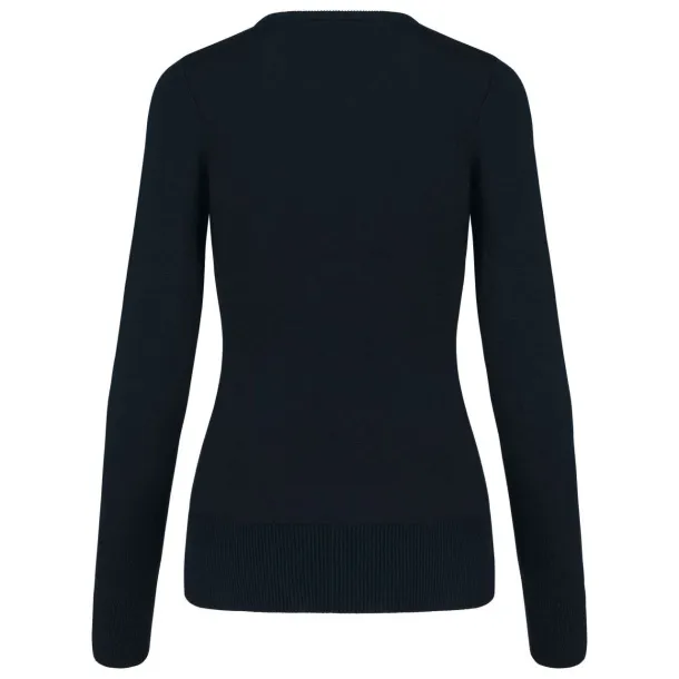  LADIES' V-NECK JUMPER - Kariban Navy