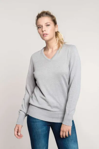  LADIES' V-NECK JUMPER - Kariban Red