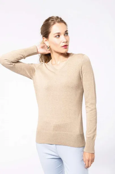  LADIES' V-NECK JUMPER - Kariban Red