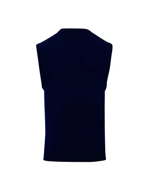  MEN'S V-NECK SLEEVELESS SWEATER - Premier Navy