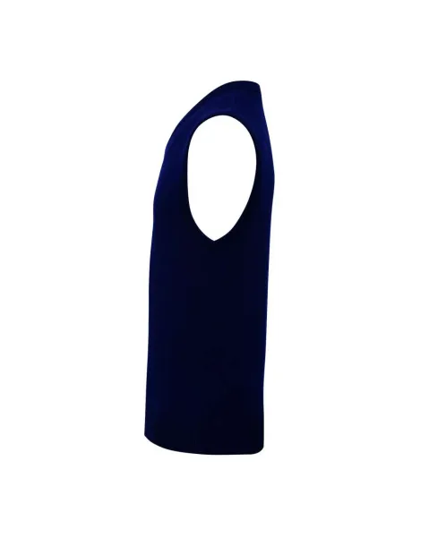  MEN'S V-NECK SLEEVELESS SWEATER - Premier Navy