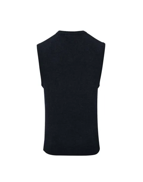  MEN'S V-NECK SLEEVELESS SWEATER - Premier Titanium