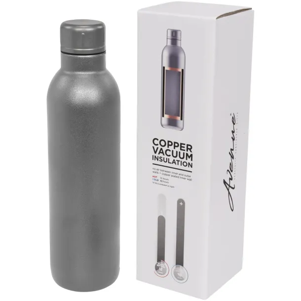 Thor 510 ml copper vacuum insulated sport bottle Grey